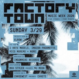 Factory Town Music Week 2026 (Sunday Pass) event cover