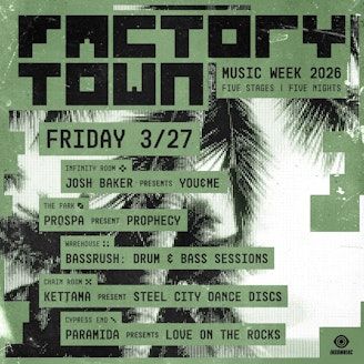Factory Town Music Week 2026 (Friday Pass) event cover