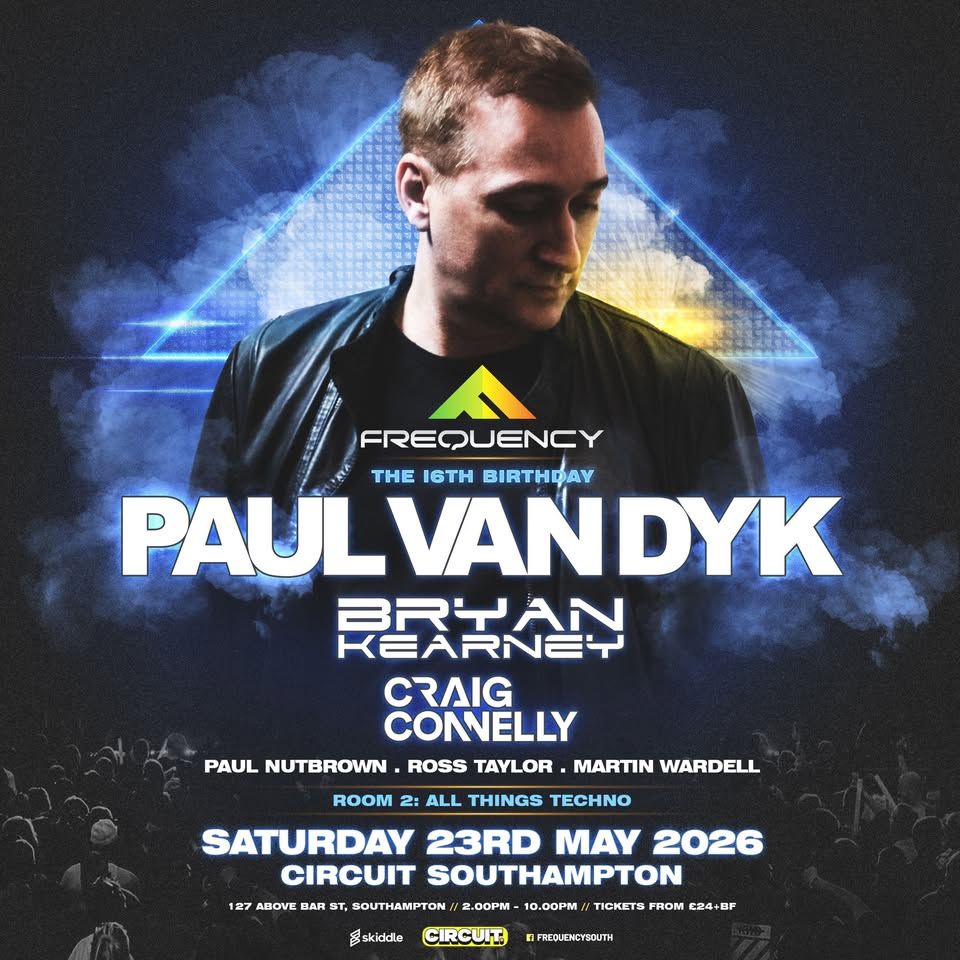 Paul Van Dyk / Bryan Kearney / Craig Connelly - Southampton event cover