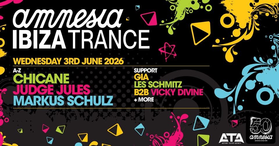 Ibiza Trance at Amnesia event cover