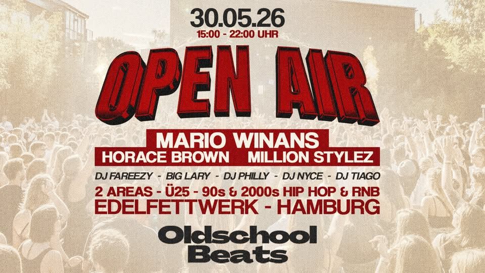 Oldschool Beats Open Air @ Edelfettwerk Hamburg event cover