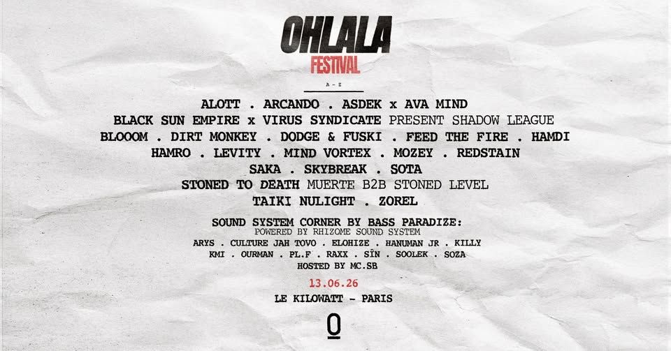 OHLALA SUMMER FESTIVAL 2026 - LE KILOWATT, PARIS event cover