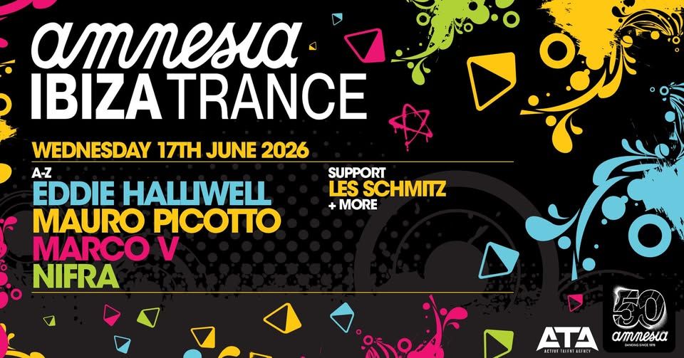 Ibiza Trance at Amnesia event cover