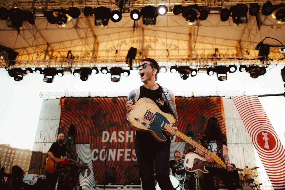 Dashboard Confessional event cover