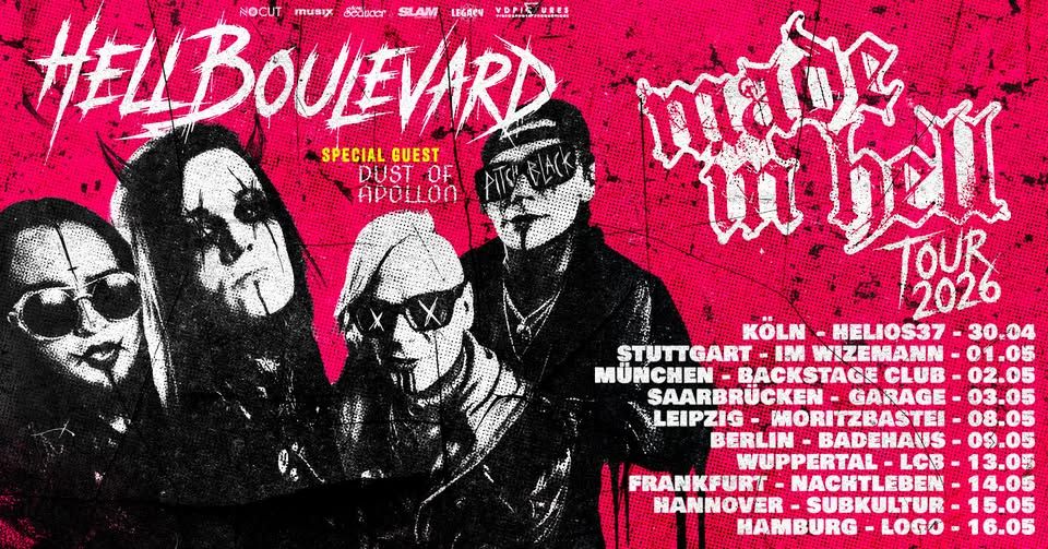 Hell Boulevard - Made in Hell Tour 2026 Hamburg event cover