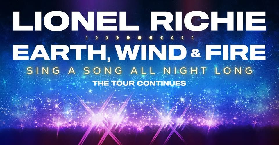 Lionel Richie and Earth, Wind & Fire - Sing a Song All Night Long event cover