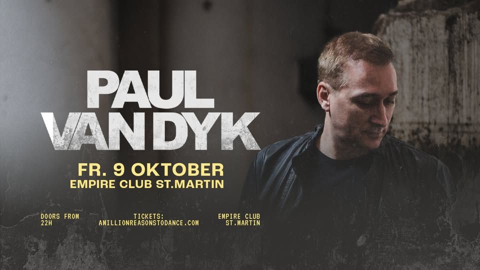 FR.09.10. PAUL VAN DYK LIVE - THIS WORLD IS OURS TOUR 2026 - EMPIRE ST. MARTIN event cover