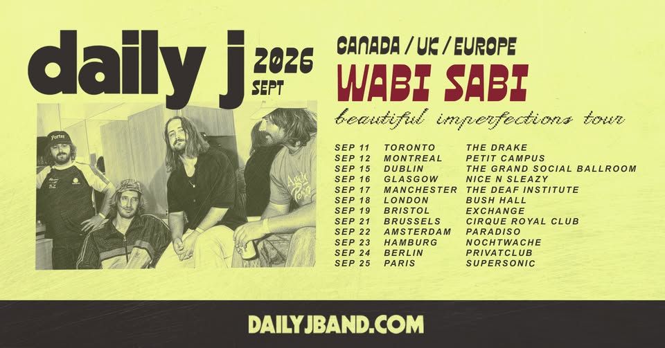 Daily J | Beautiful Imperfections Tour event cover