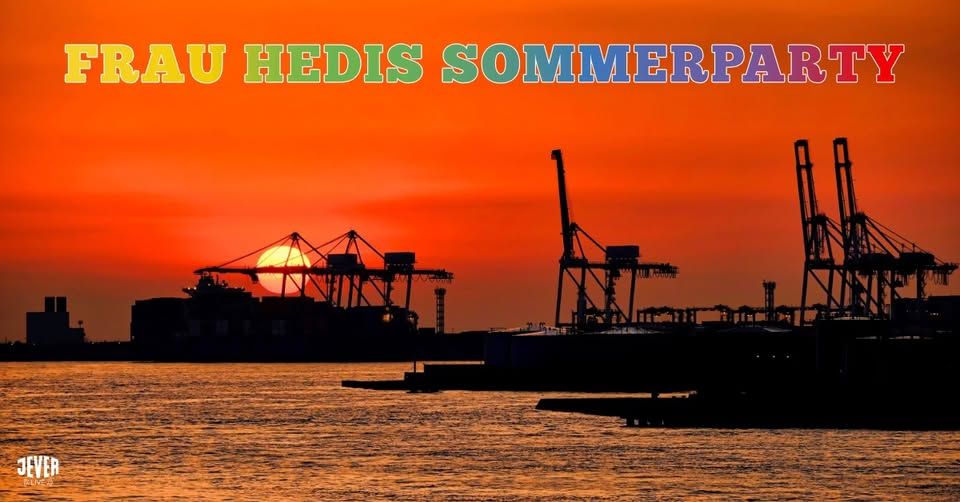 FRAU HEDIS SOMMERPARTY mit DJ JAKOB THE BUTCHER event cover