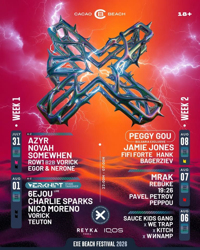 EXE BEACH FESTIVAL at CACAO BEACH event cover