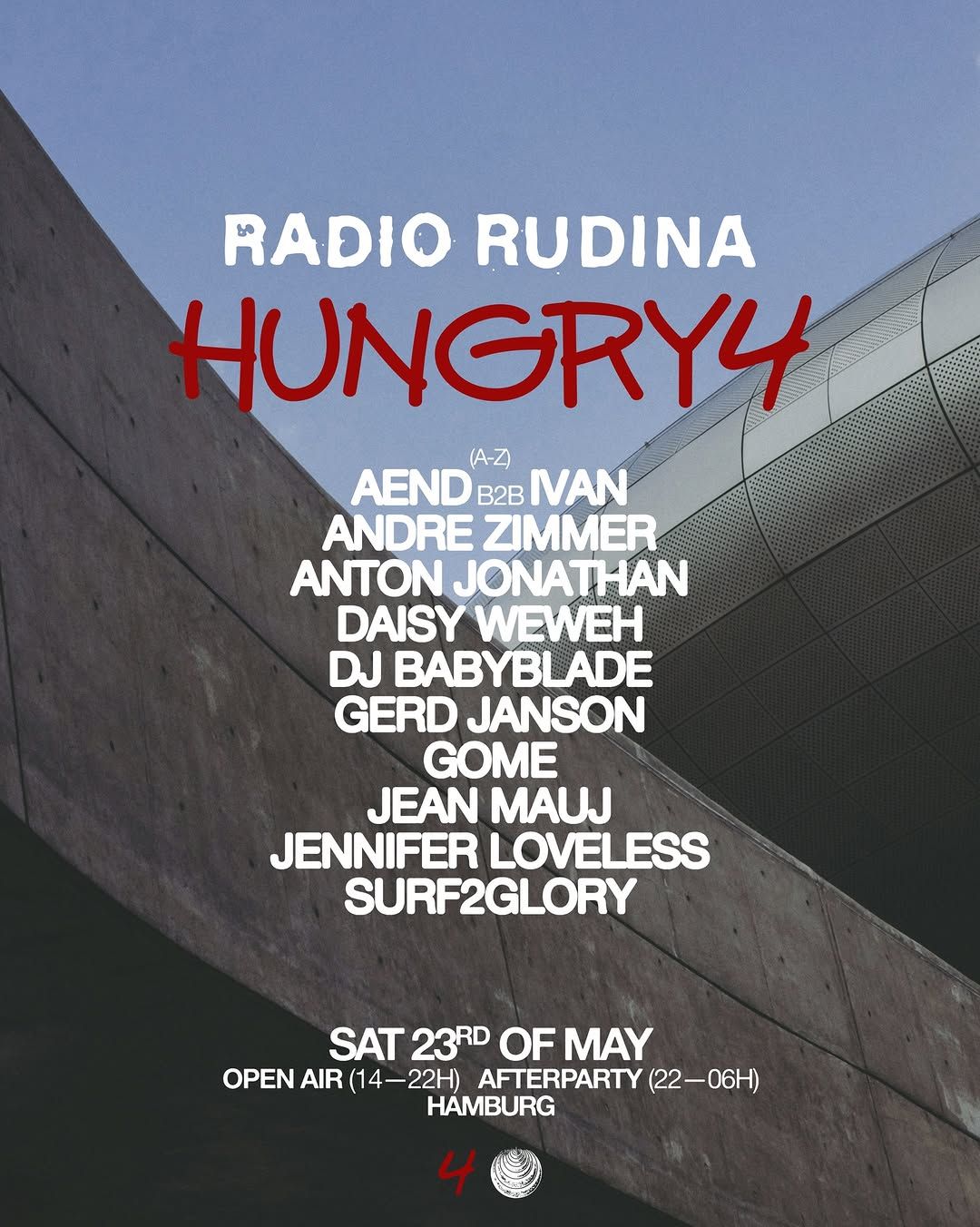 Radio Rudina Hungry4 event cover