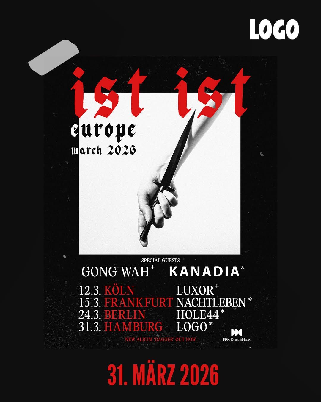 Ist Ist - Europe Tour 2026 event cover