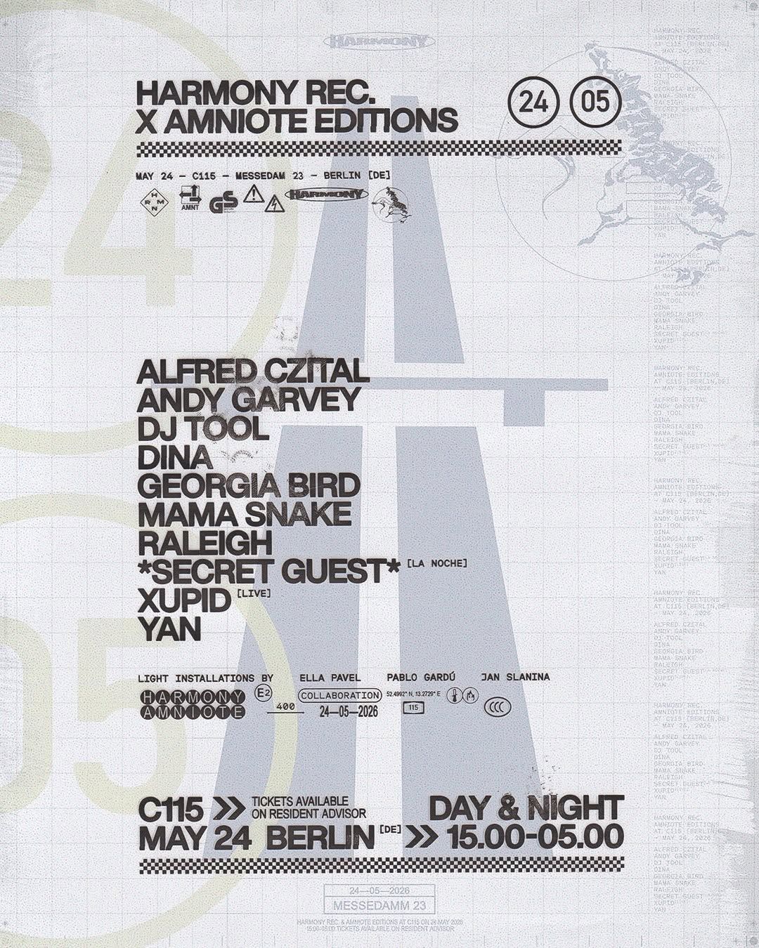 Harmony Rec. x Amniote Editions event cover