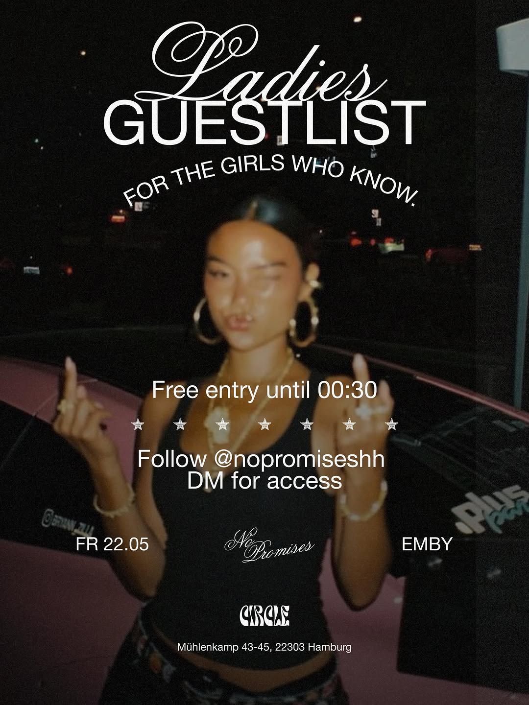 No Promises ft. EMBY event cover