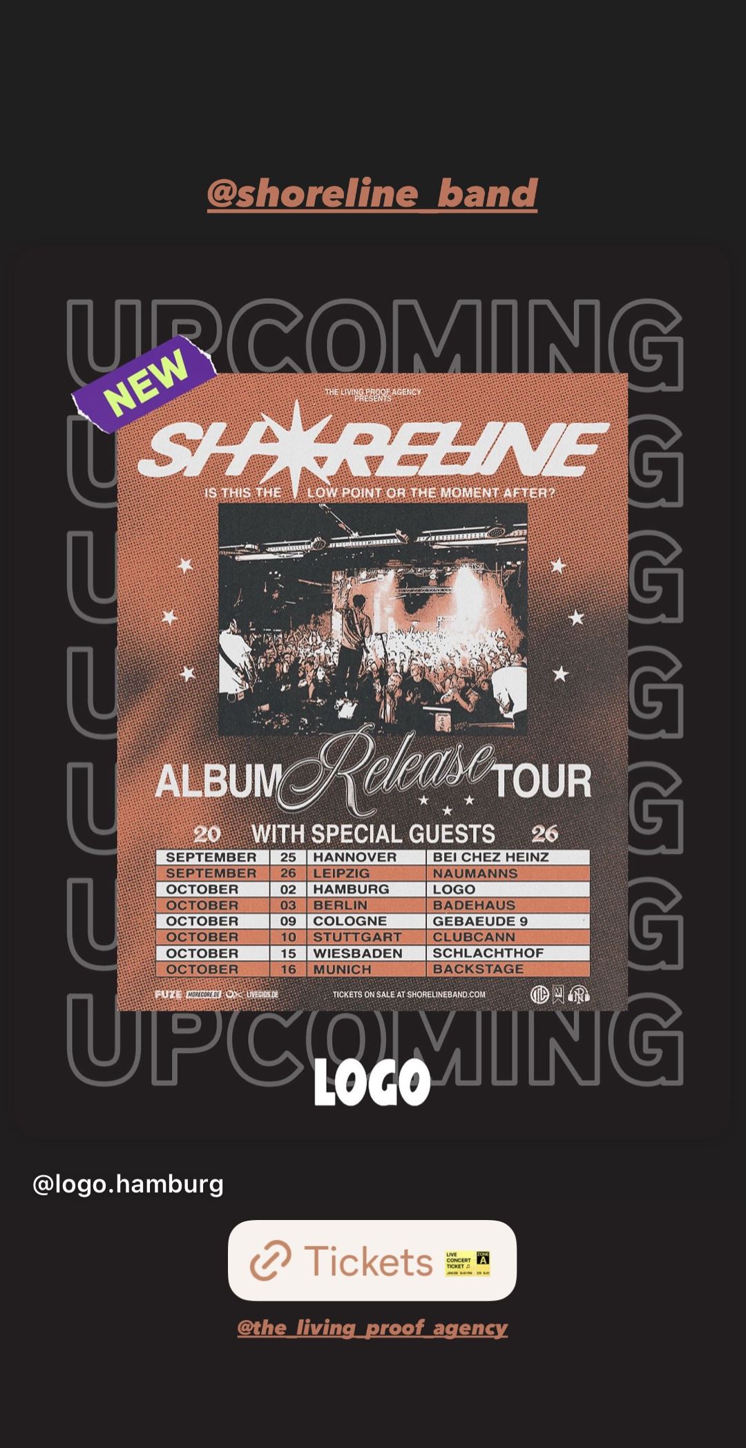 Shoreline event cover