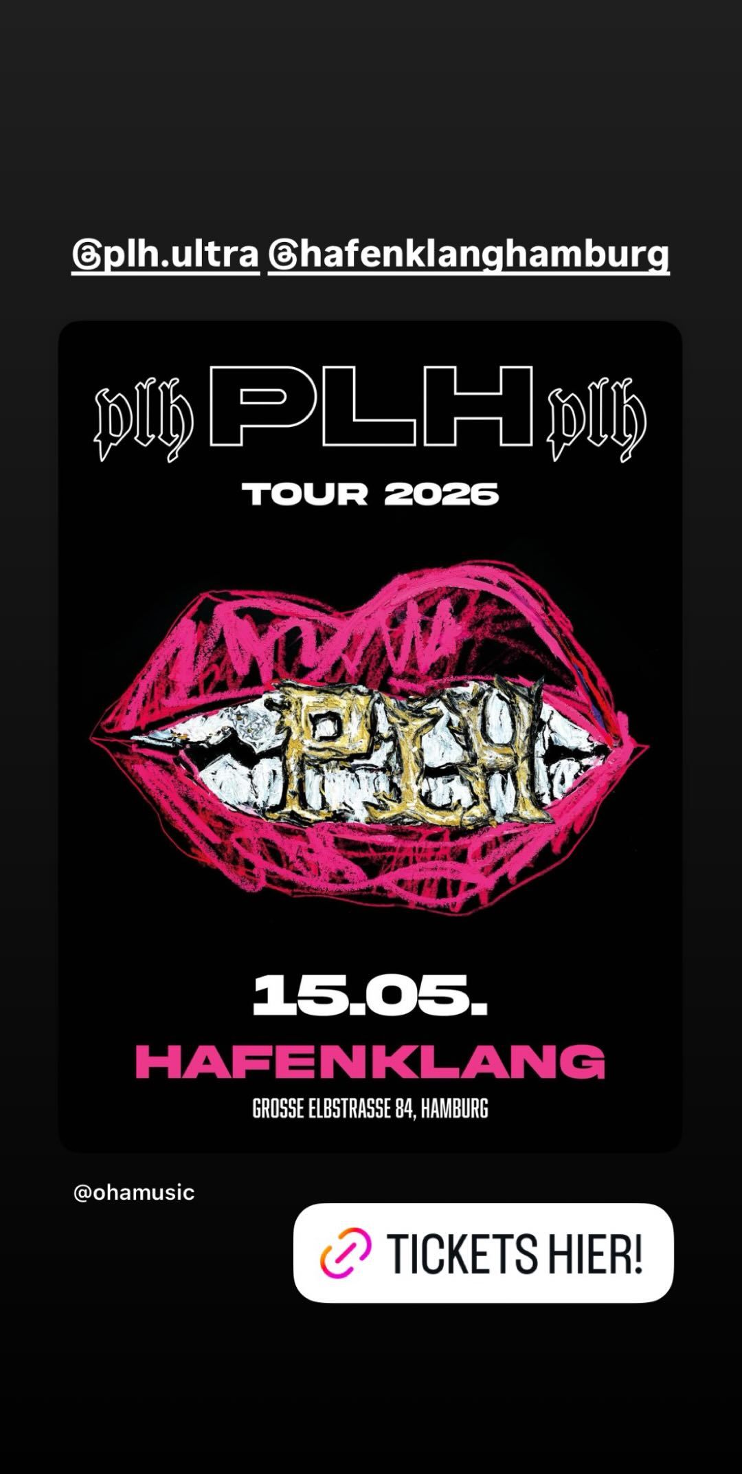 PLH Tour 2026 event cover