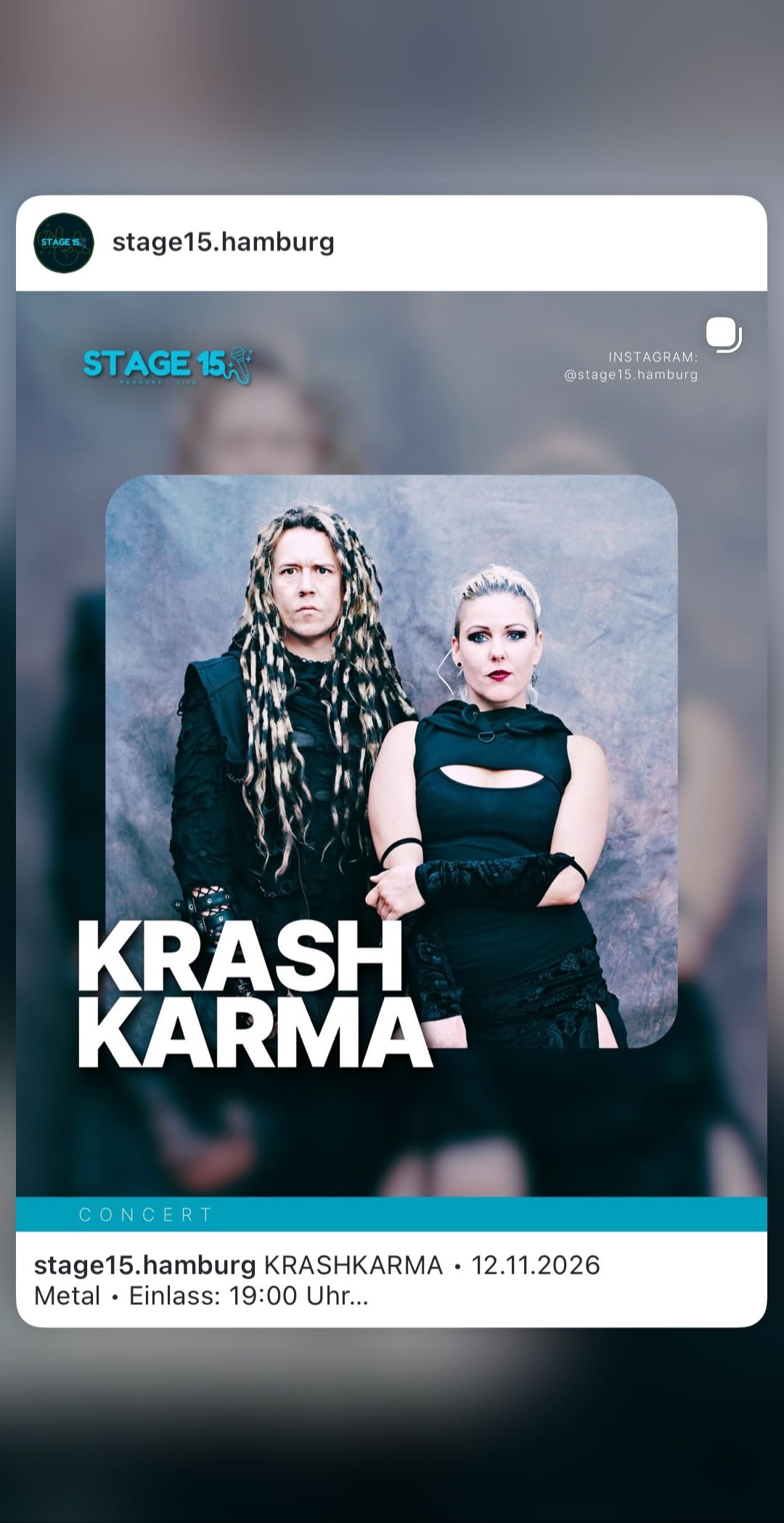 KRASH KARMA event cover