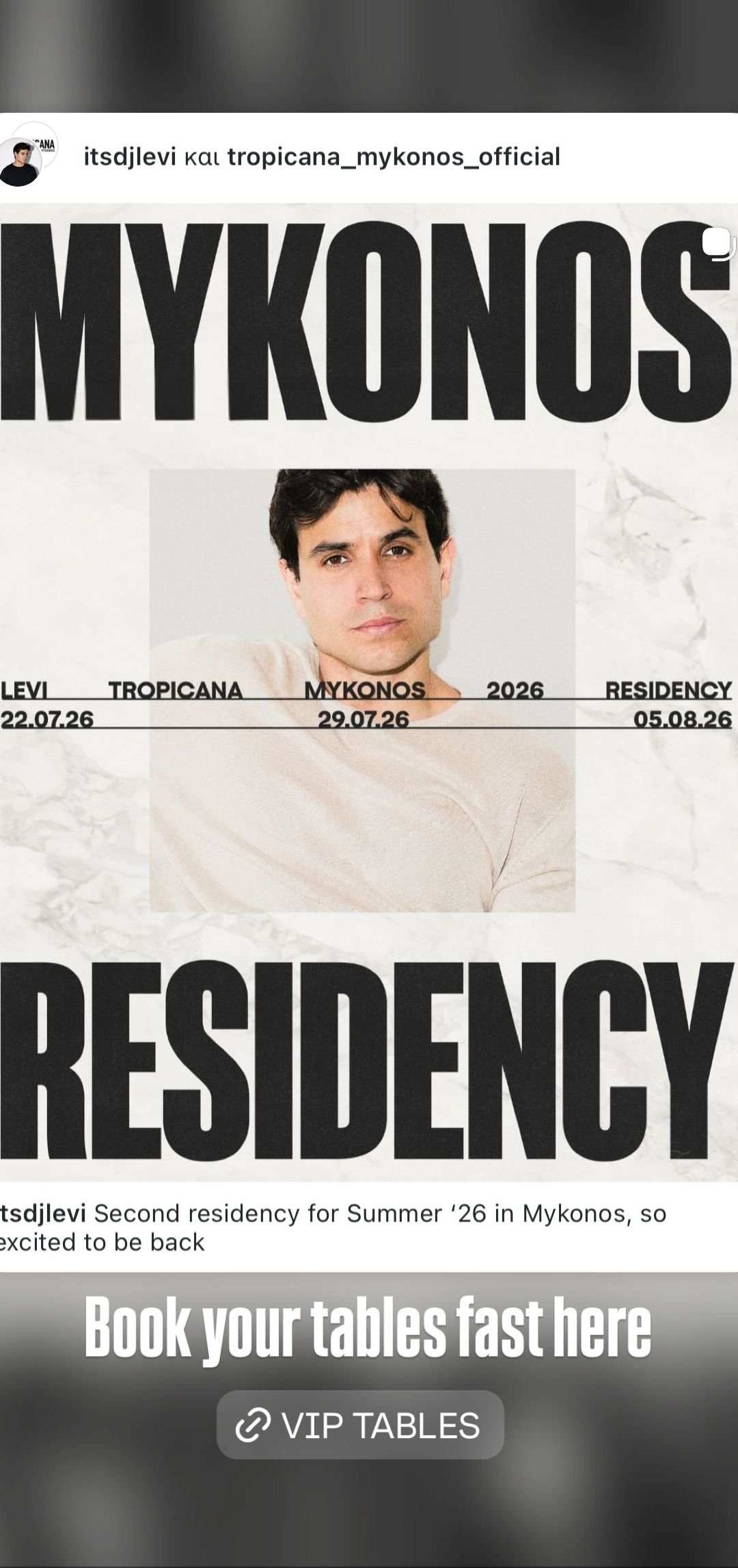LEVI Residency event cover