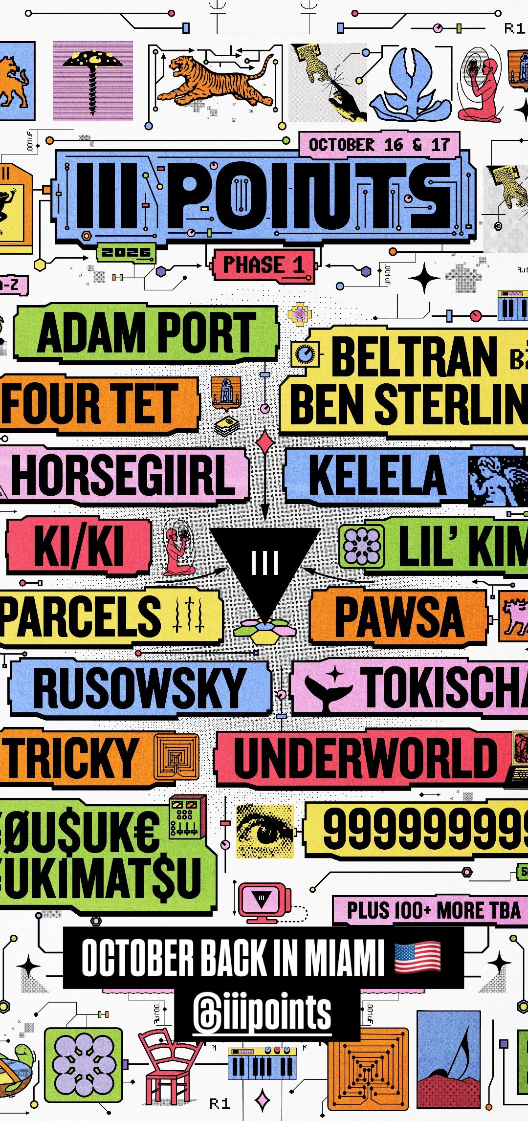 III Points Festival Phase 1 event cover
