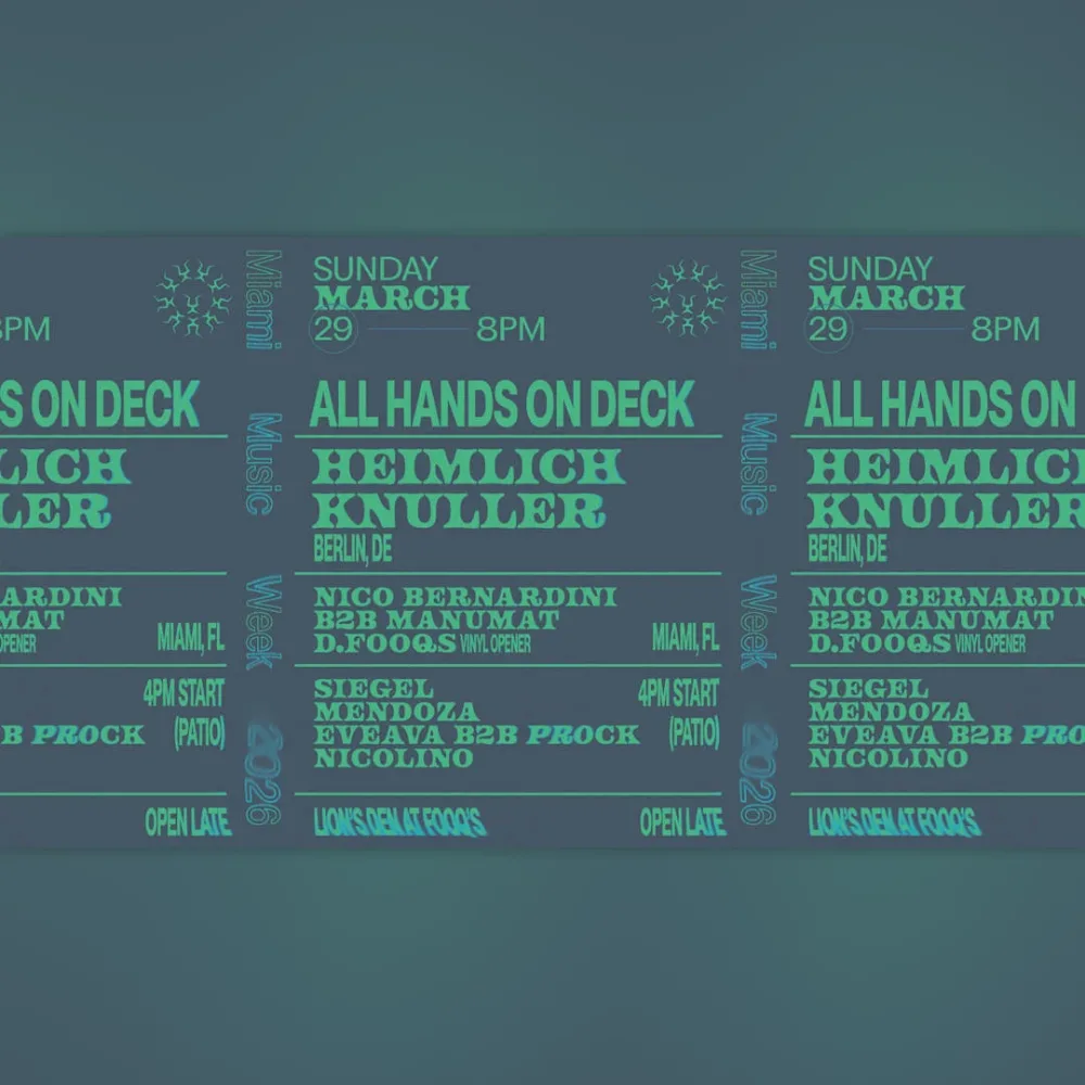 ALL HANDS ON DECK event cover